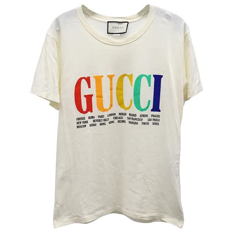 gucci rainbow cities t shirt